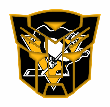 Autobots Pittsburgh Penguins logo cricut iron on